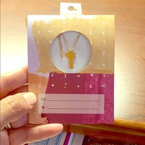 Anthropology necklace “J”